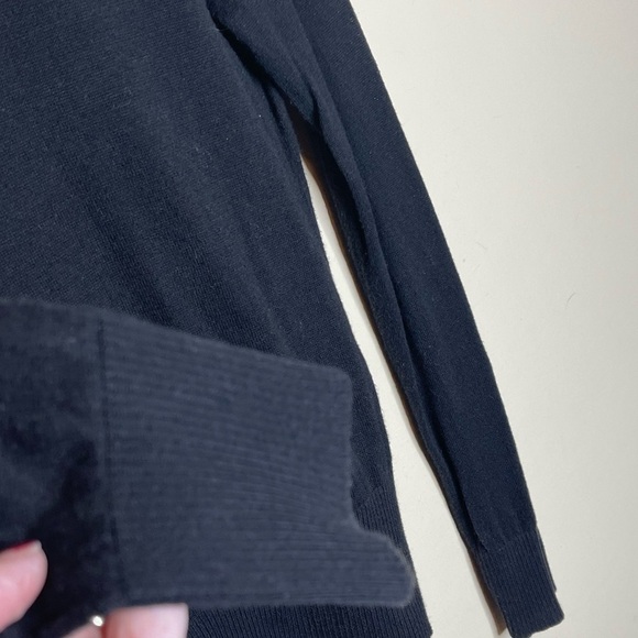 𝅺elle black ruffle button up cardigan - Picture 5 of 6